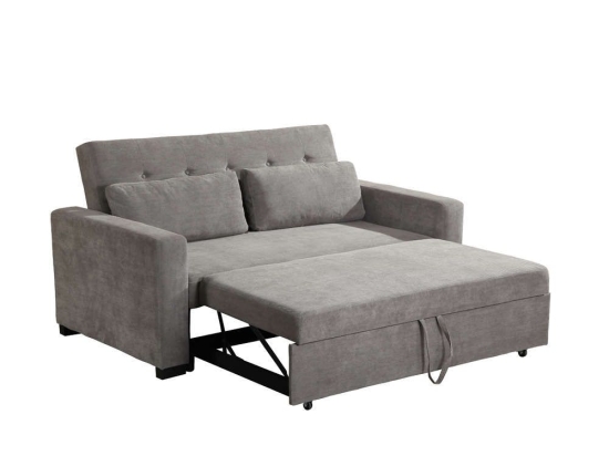 Καναπές Κρεβάτι Nuovo Silver-Grey 21 174x98x89cm 01-1899 Chenille