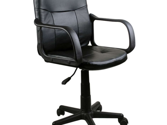 Καρέκλα Γραφείου Draft Black 50x54x85/97cm 25-0043