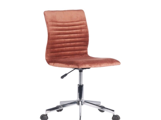 Καρέκλα Γραφείου Peppa Light Brown 44x56,5x82/92cm 25-0471