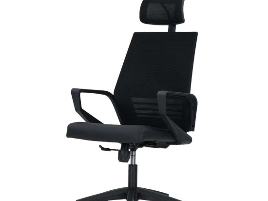 Καρέκλα Γραφείου Robot Black 68x53x120/128cm 25-0441