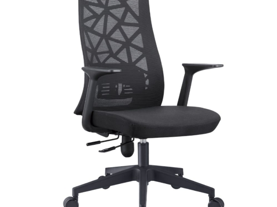 Καρέκλα Γραφείου Vitrio B 25-0611 63x59xH97-109cm Black