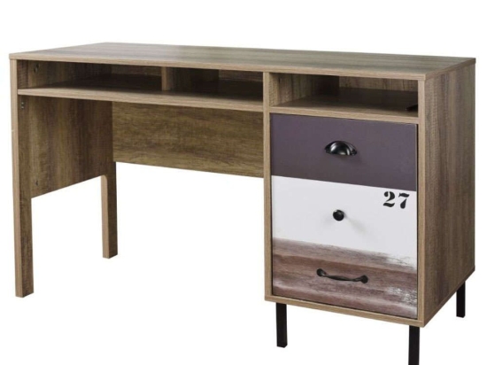 Γραφείο Number 28-0235 120x48x75cm Multi