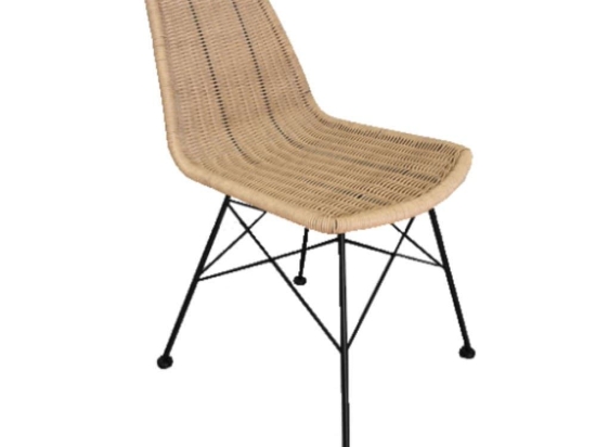 Καρέκλα Denmark 22-0038 44x57x81cm Natural