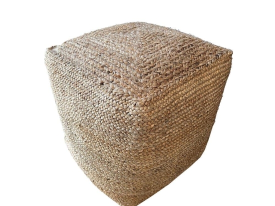Πουφ Bon Bon 16-0555 45x45x45cm Natural