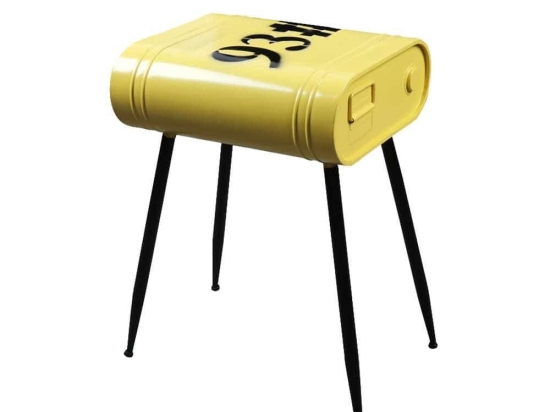 Τραπεζάκι Delf 4 04-0695 Side 30x41x48cm Yellow-Black