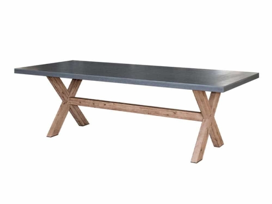 Τραπέζι Camiro 22-0066 220x100x75cm Cement