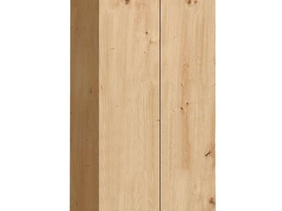 Ντουλάπα Hermes 06-0101 100x52x200cm Oak Δίφυλλη