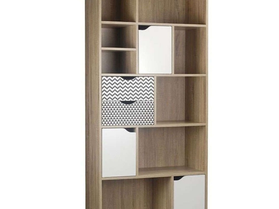 Βιβλιοθήκη Mintoni 24-0484 80x39xH180cm Multi