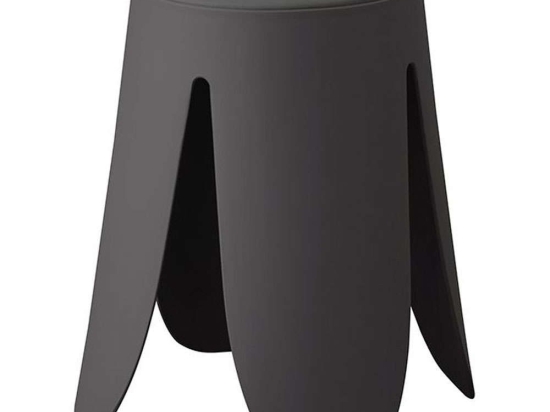 Σκαμπό Tulip 16-0671 Φ30x46cm Black