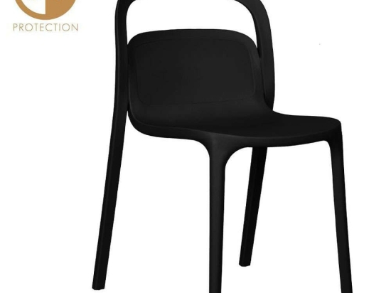 Καρέκλα Smith 27-0177 53x41x80cm Black