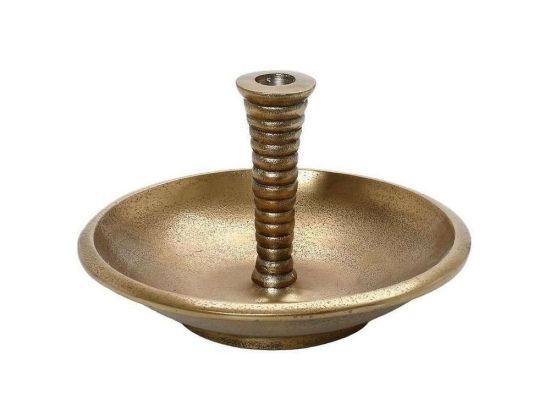 Κηροπήγιο AKR113 Μπρονζέ 14x21x21cm Espiel Αλουμίνιο