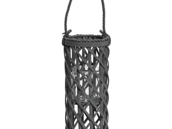 Φανάρι Κυλινδρικό LUX207 Γκρι 70x19x19cm Espiel Ξύλο