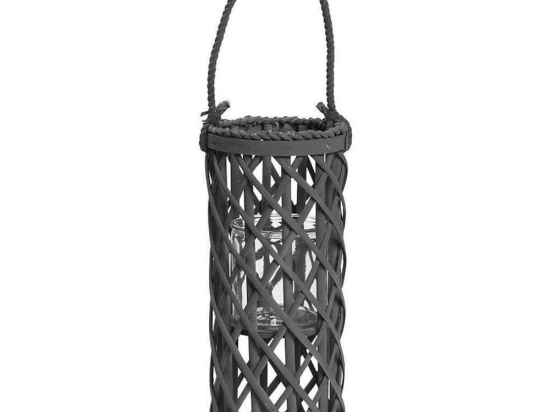 Φανάρι Κυλινδρικό LUX209 Γκρι 60x18x18cm Espiel Ξύλο