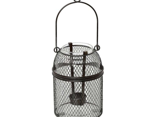 Φανάρι Πλέγμα FUT356 Γκρι 25,5x12,5x12,5cm Espiel Μέταλλο