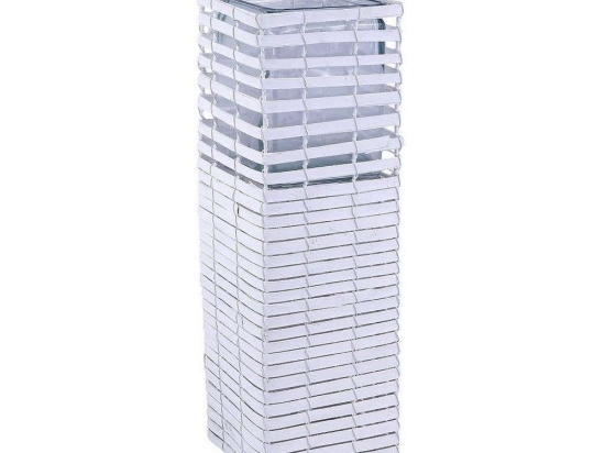 Φανάρι-Στήλη Πλεκτό NAR102 Λευκό 44x15x15cm Espiel Ξύλο