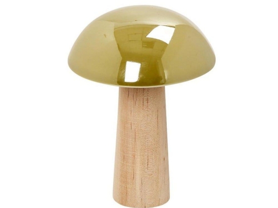 Διακοσμητικό Μανιτάρι Κεραμικό DOS122K6 7cm Green Espiel Κεραμικό