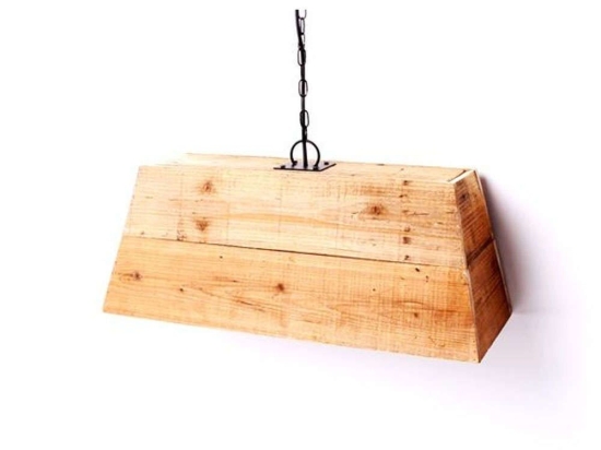 Φωτιστικό Οροφής AST823 22x55x23 Wood Espiel Ξύλο