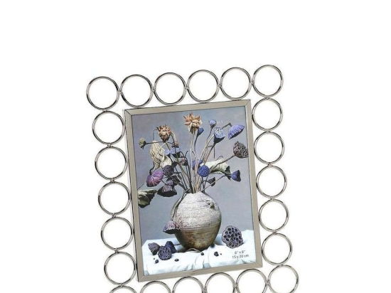 Κορνίζα Δαχτυλίδια 10Χ15cm Silver FAM201 Espiel Μέταλλο