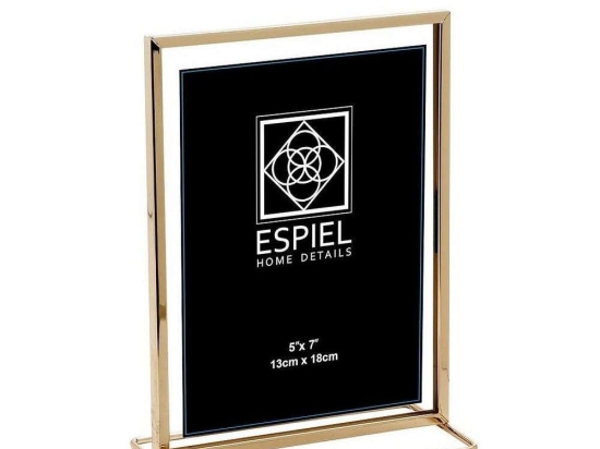Κορνίζα 13Χ18cm Gold FAM310 Espiel Μέταλλο