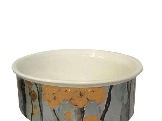 Διακοσμητικό Μπολ Golden Breeze 8cm Gold-Veraman ARA125 Espiel Κεραμικό