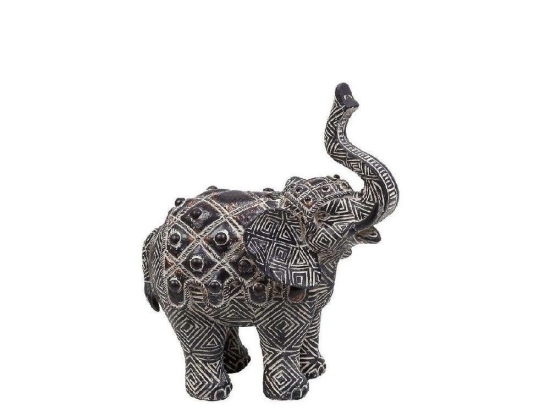 Διακοσμητική Φιγούρα Ελέφαντας 23cm Grey FIG102 Espiel Πολυρεσίνη