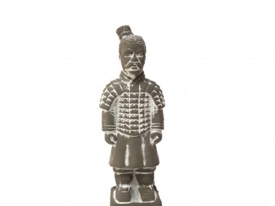 Διακοσμητική Φιγούρα Πολεμιστής 39cm Terracotta ERT216K2 Espiel Κεραμικό
