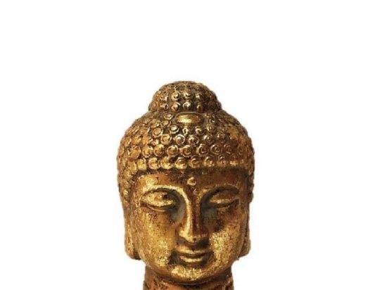 Βούδας Διακοσμητικός ERT205K4 13x13x20,5cm Gold Espiel Τσιμέντο