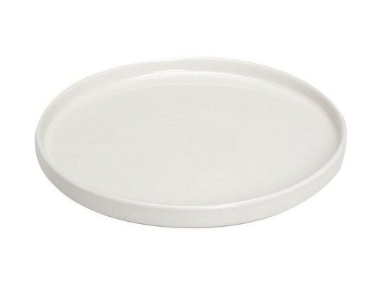 Πιάτο Πορσελάνινο Terra Shiny Ρηχό Σετ 6 τμχ Tlq132K6 Φ21cm White Espiel Πορσελάνη