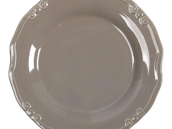 Πιάτο Φαγητού Tiffany RSG101K6 Φ27cm Brown-Grey Espiel Κεραμικό