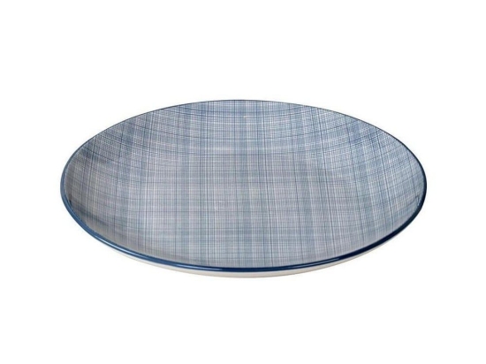 Πιάτο Linea Blue Φρούτου Σετ 6 τμχ Ata103K6 Φ23Cm. Κεραμικό Light Blue Espiel Κεραμικό