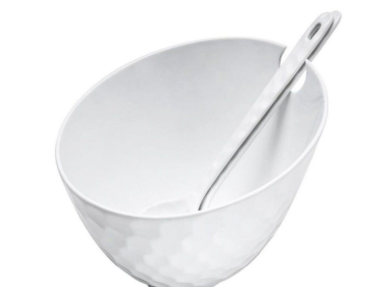 Σαλατιέρα Πορσελάνινη Honeycomped Wem302 Φ20cm White Espiel Small Πορσελάνη
