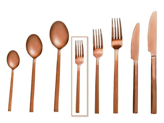 Πιρουνάκι Γλυκού Divine CUR208K12 15.6cm Bronze Espiel Ανοξείδωτο Ατσάλι