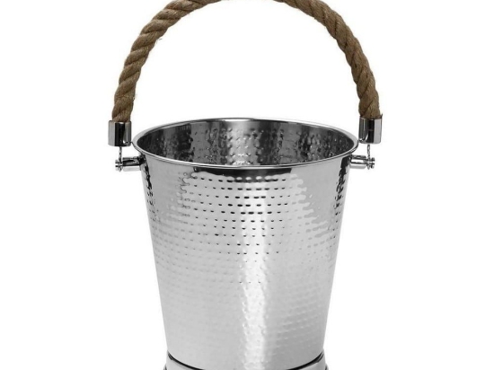 Σαμπανιέρα Get114 24Χ24Χ26cm Silver Espiel Ανοξείδωτο Ατσάλι