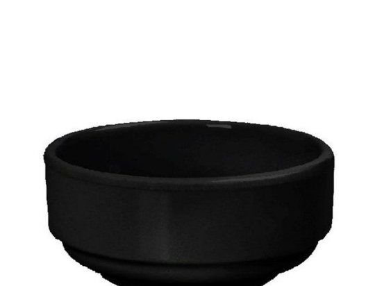 Ντιπάκι Στρόγγυλο Mlm512K144-1 8cm Black Espiel Μελαμίνη