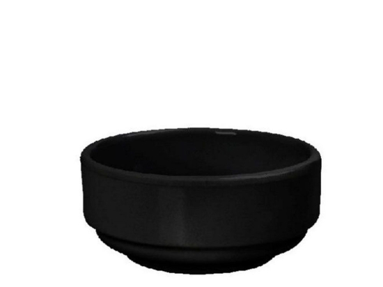 Ντιπάκι Στρόγγυλο Mlm513K240-1 6cm Black Espiel Μελαμίνη