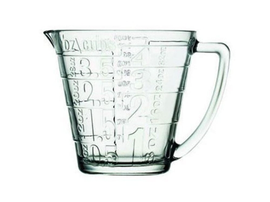 Μεζούρα Basic Cup Sp55172K6 Clear Espiel Γυαλί