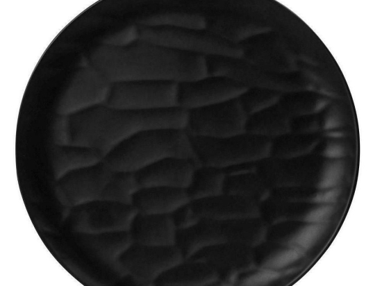 Πιάτο Ρηχό Στρογγυλό Wavy Matte MLB346K36-6 Φ28cm Black Espiel Μελαμίνη