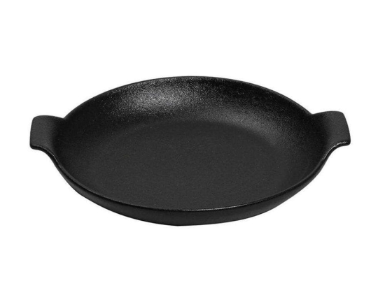 Σαγανάκι Οβάλ Πυρίμαχο Lava NOL114K2 20,5x17x5,2cm Κεραμικό Black Espiel Κεραμικό