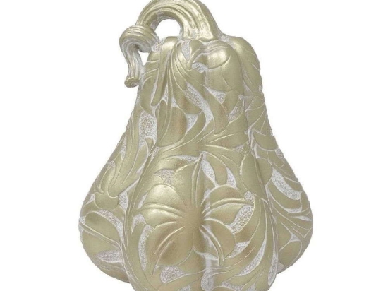 Διακοσμητική Κολοκύθα VRE226K4 20x19,2x25cm Gold Espiel Πολυρεσίνη