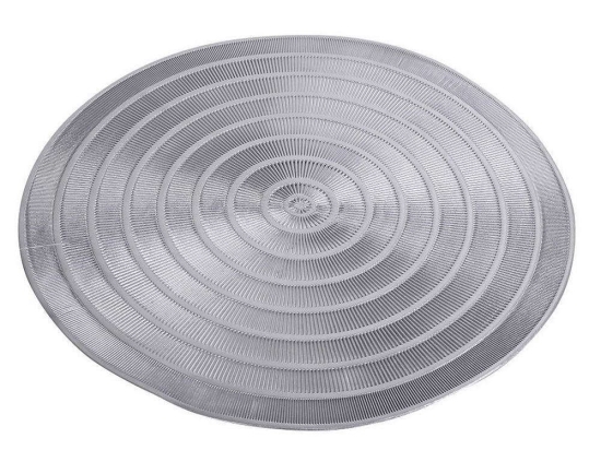 Σουπλά Στρογγυλό PUL407K6 Φ38cm Grey Espiel Polyester,PVC