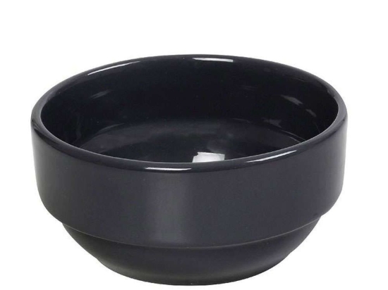 Μπωλ Σερβιρίσματος Essentials OWB117K6 12x12x5,5cm Dark Grey Espiel Small Κεραμικό