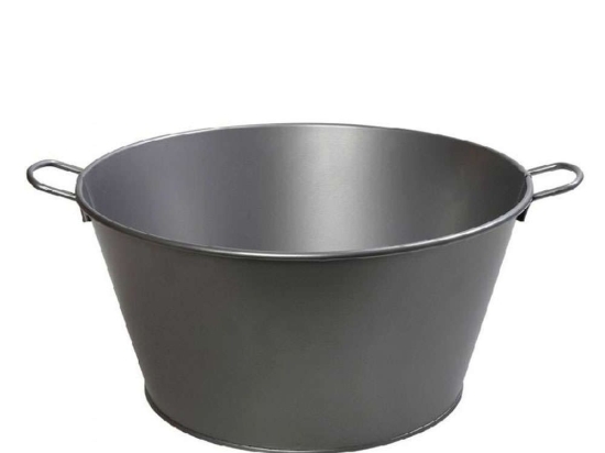 Σαμπανιέρα TEM132 43x36x18cm Grey Espiel Μέταλλο