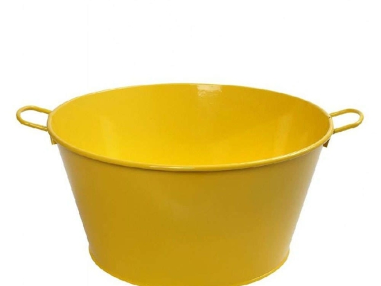 Σαμπανιέρα TEM128 43x36x18cm Yellow Espiel Μέταλλο