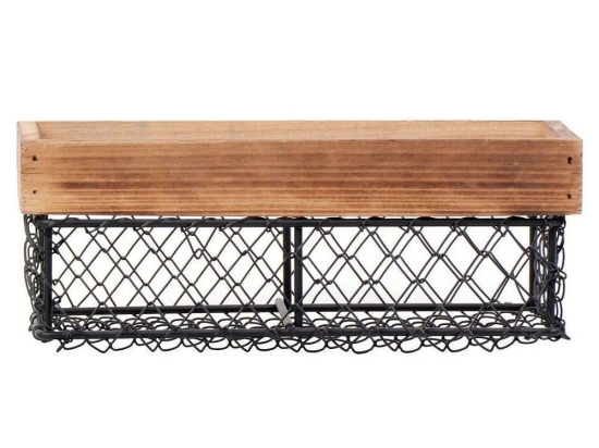 Καλάθι Αποθήκευσης TAK101 24,5x10x9,5cm Black Espiel Μέταλλο