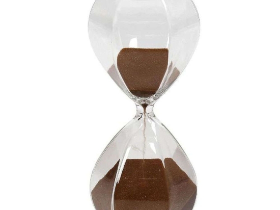 Κλεψύδρα Πολύγωνη Με Άμμο PYD224 17,5cm Brown Espiel Γυαλί