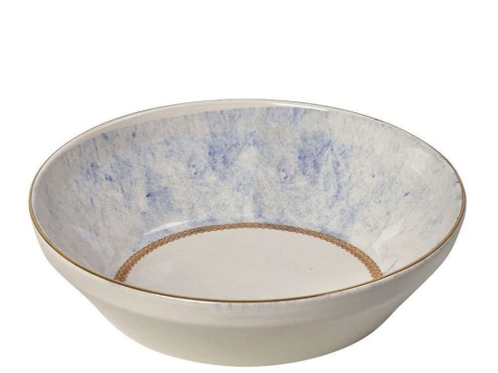 Μπωλ Σερβιρίσματος Step Silk ROV128 Φ23,8cm Blue-Beige Espiel Κεραμικό