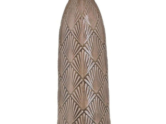 Βάζο Διακοσμητικό Αντικέ 3-70-755-0085 Φ10x29cm Pink-Brown Inart Κεραμικό
