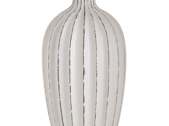 Βάζο Διακοσμητικό Αντικέ 3-70-755-0088 Φ15x27cm White Inart Κεραμικό