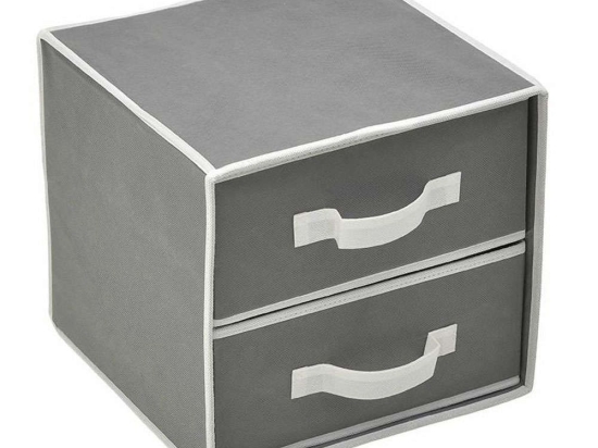 Κουτί Αποθήκευσης 6-70-373-0013 30x30x28cm Grey Click Ύφασμα
