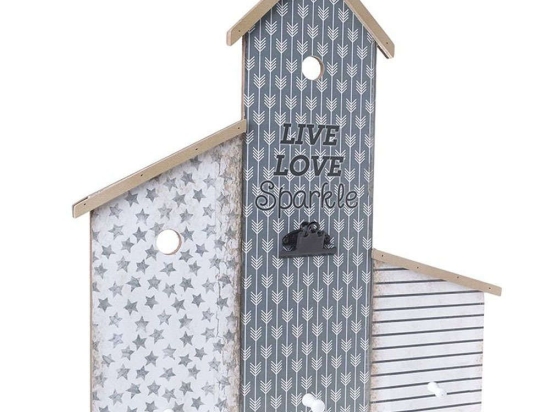 Πίνακας Σημειώσεων 3-70-623-0004 54x5x62cm Grey-Blue Click Ξύλο